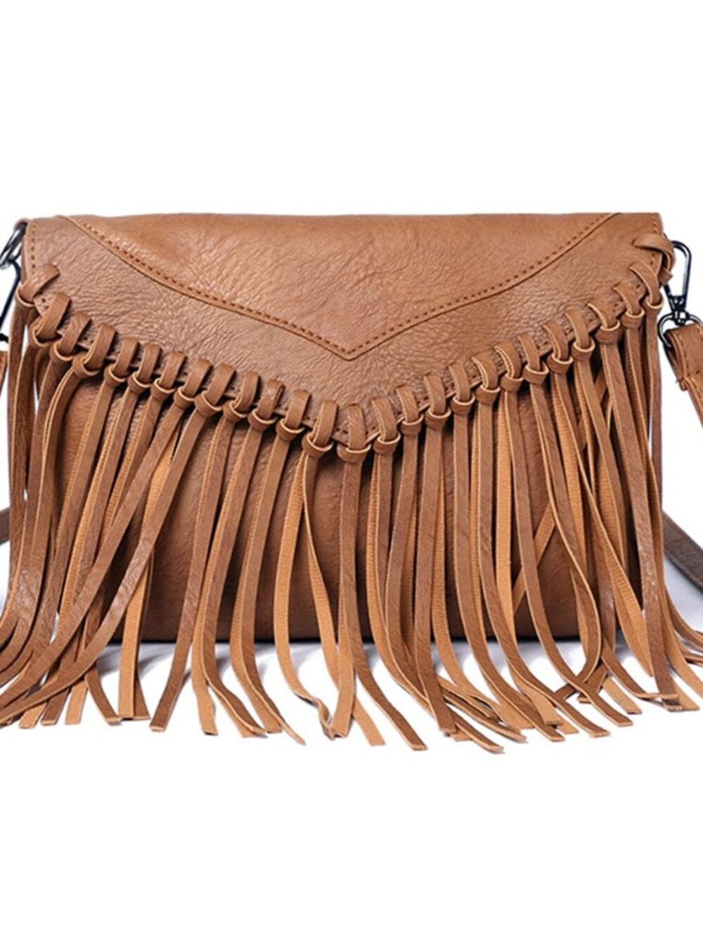 Vintage Fringe Purse Fringe Hobo Bags for Women Vegan Leather Tassel Hippie